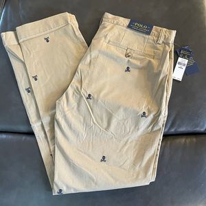 Ralph Lauren chino pants men skulls